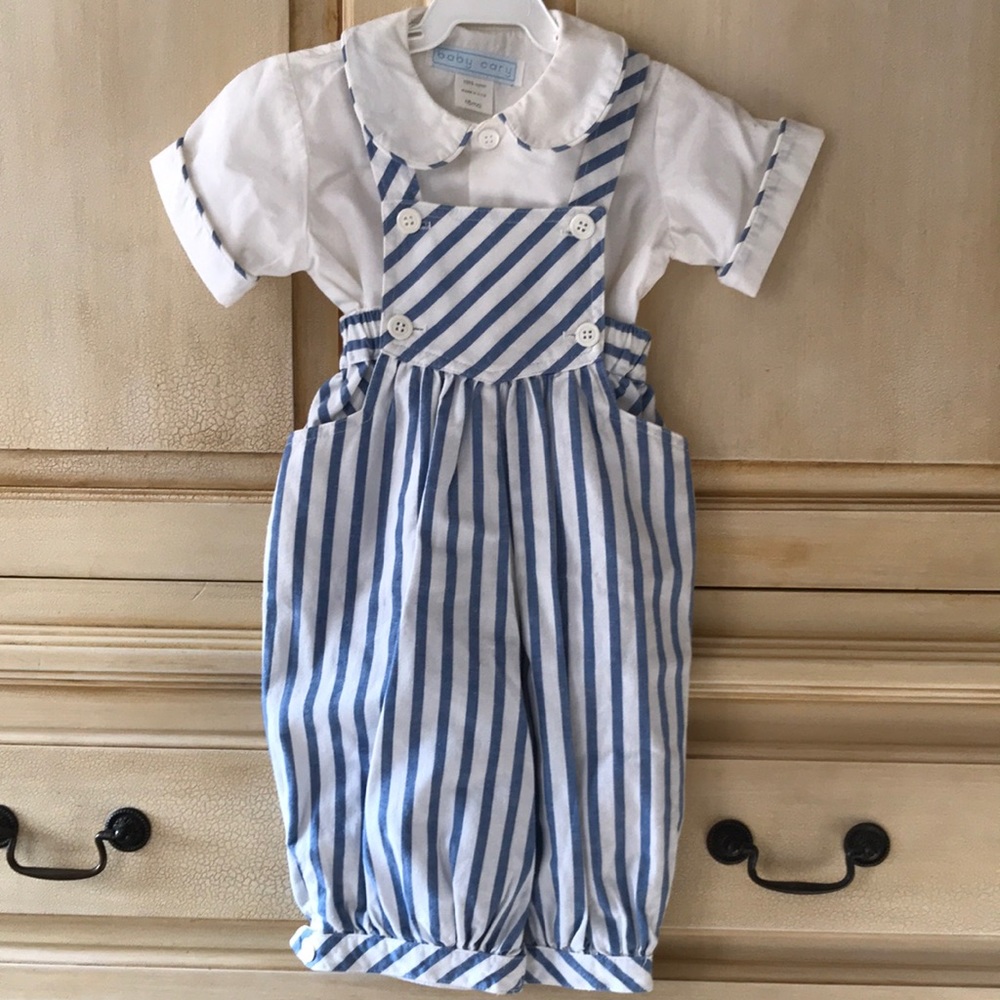 Baby CARY romper-overalls & shirt-18 mo